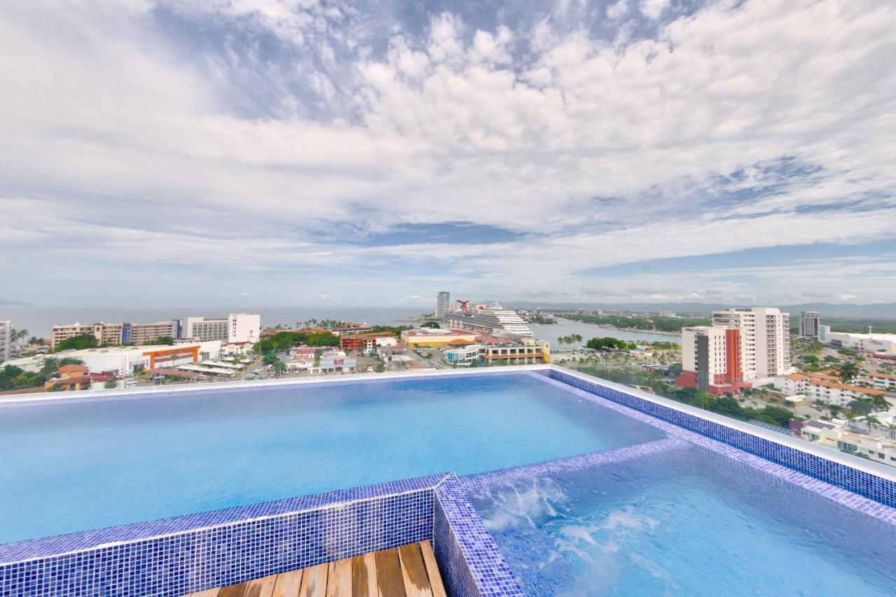 ¡Hermoso Condo Con Espectacular Vista A La Bahia!! Puerto Vallarta Buitenkant foto